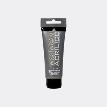 Colore acrilico Maimeri in tubetto 75 ml argento antico - M0916562