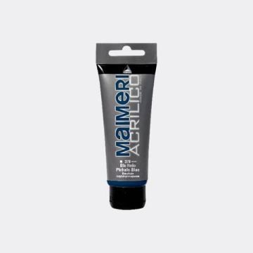 Colore acrilico Maimeri in tubetto 75 ml blu flato - M0916378