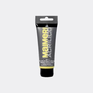 Colore acrilico Maimeri in tubetto 75 ml giallo di Napoli chiaro - M0916105