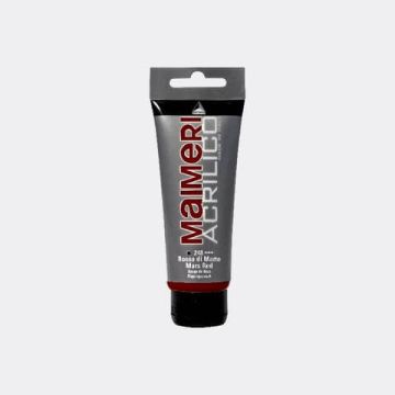 Colore acrilico Maimeri in tubetto 75 ml rosso di Marte - M0916248