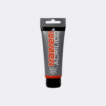 Colore acrilico Maimeri in tubetto 75 ml scarlatto - M0916274