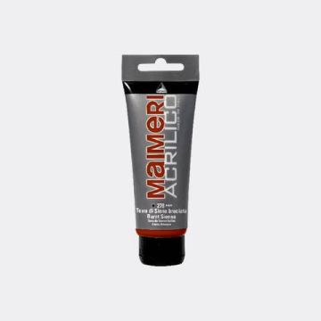 Colore acrilico Maimeri in tubetto 75 ml terra di Siena bruciata - M0916278