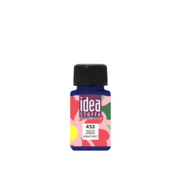Colore per tessuti Maimeri Idea Stoffa in flacone 60 ml coprente violetto - M5014453