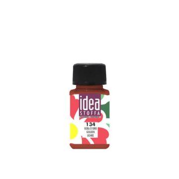 Colore per tessuti Maimeri Idea Stoffa in flacone 60 ml trasparente ocra - M5014134