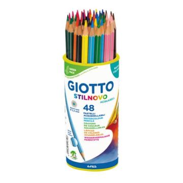 Matite acquerellabili Giotto Stilnovo in conf. 48 colori assortiti F516100