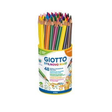 Matite colorate Maxi Giotto Stilnovo in conf. 48 colori assortiti F226300
