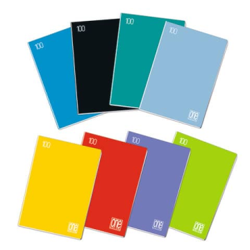 Quaderno One Color A5 - 80 g/m2 - 20+1 ff - 1R 1449