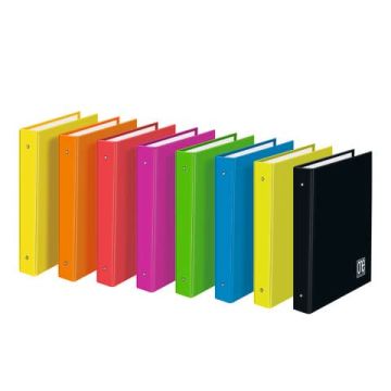 Raccoglitore ad anelli One Color Fluo 4 anelli - conf. 6 colori assortiti A4 7732