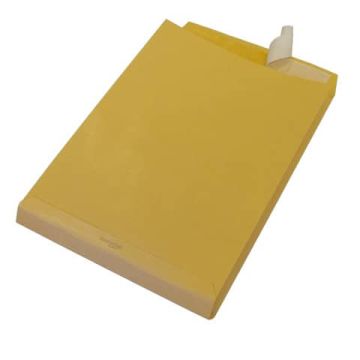 Busta a sacco Blasetti Mondex Avana con 3 soffietti - 120 g/m2 - in conf. 250 buste - 300x400 mm - 843