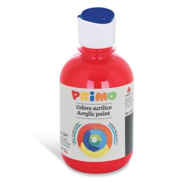 Colore acrilico Primo in bottiglia con tappo dosatore 300 ml scarlatto 400TA300380