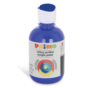 Colore acrilico Primo in bottiglia con tappo dosatore 300 ml blu scuro 400TA300520