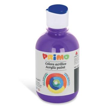Colore acrilico Primo in bottiglia con tappo dosatore 300 ml viola 400TA300400