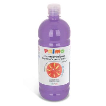 Tempera brillante in bottiglia in PET Primo Primi Passi 1000 ml lilla 204BR1000450