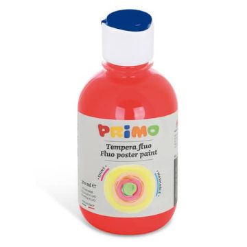 Tempera in bottiglia primi passi Primo 300 ml vermiglio fluo 255TF300300