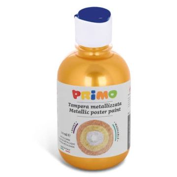 Tempera pronta metallizzata Primo con tappo misuratore 300 ml oro 233TM300920