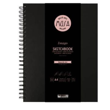 Blocco con spirale Imago SKETCH Musa 100 pagine 105 gr formato A4 MU124594