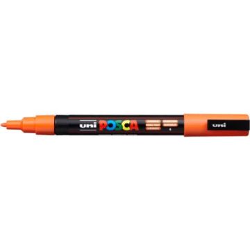 Marcatore a tempera Posca Uni-Ball punta tonda 0,9-1,3 mm arancio PC3MAR