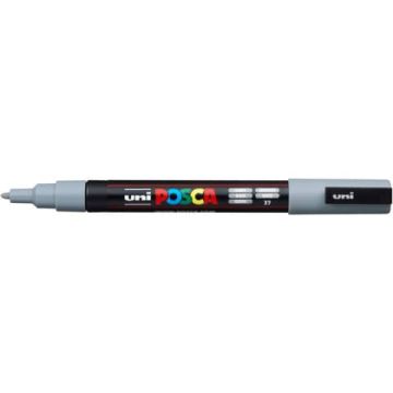 Marcatore a tempera Posca Uni-Ball punta tonda 0,9-1,3 mm grigio PC3MGR