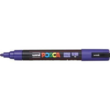 Marcatore a tempera Posca Uni-Ball punta tonda 1,8-2,5 mm blu di prussia PC5M BLU PRUSSIA