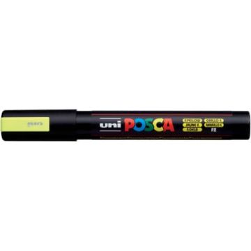 Marcatore a tempera Posca Uni-Ball punta tonda 1,8-2,5 mm giallo fluo PC5M GIALLO FLUO