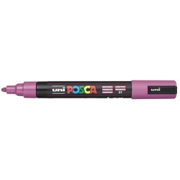 Marcatore a tempera Posca Uni-Ball punta tonda 1,8-2,5 mm lampone PC5M LAMPONE