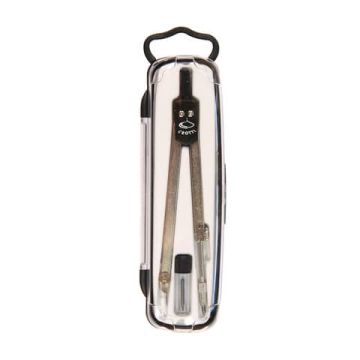 Compasso scolastico Eredi Crotti 2 accessori nero 223