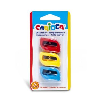 Temperamatite Carioca 1 foro conf. da 3 pezzi 42095