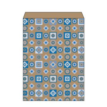 Sacchetto in carta kraft Maniero con soffietto in conf. da 500 pz 200x40x290 mm - SQS