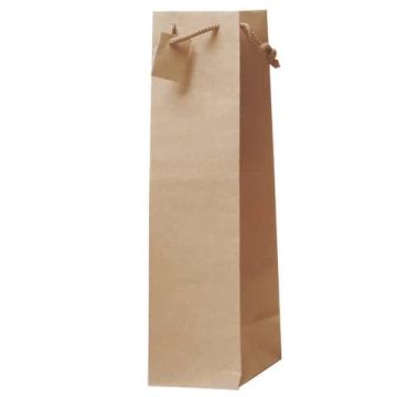 Borsa portabottiglie in carta kraft Decoration avana - formato magnum BCA338NA