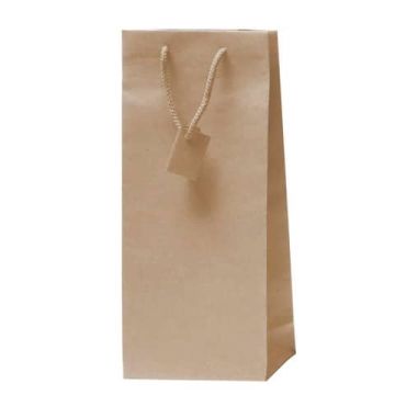 Borsa portabotiglia doppia Decoration colore avana BCA337NA -13