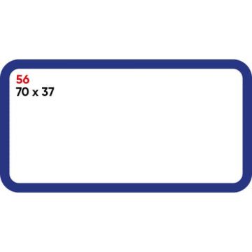 Etichette bianche permanenti Copiatabu Markin 70x37 mm bordata X11056