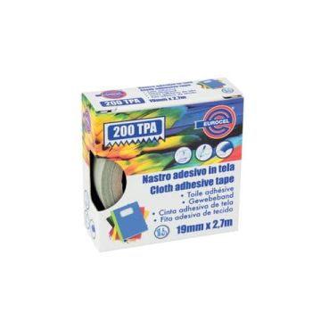 Nastro adesivo telato Eurocel formato 19x2,7 mt- colore grigio 16514194