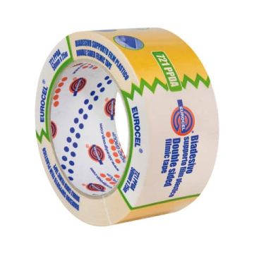 Nastro biadesivo con supporto plastico Eurocel formato 50x25 mt 44024356