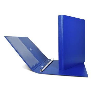 Raccoglitore 4 anelli NETTUNO Sei Rota diametro 17 mm - colore blu 36801847