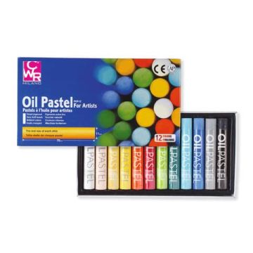 Pastelli ad olio tondi CWR 12 colori assortiti MY/MOP12