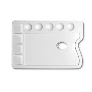 Tavolozza in plastica per pittura CWR rettangolare - formato 25x17 cm 165
