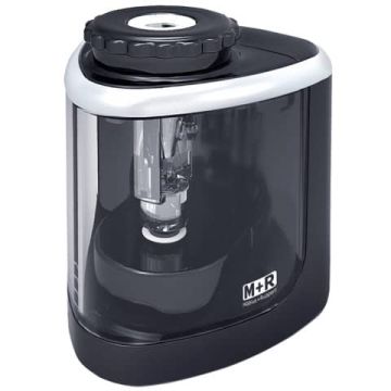 Temperamatite da tavolo M+R colore trasparente a batteria 9870000