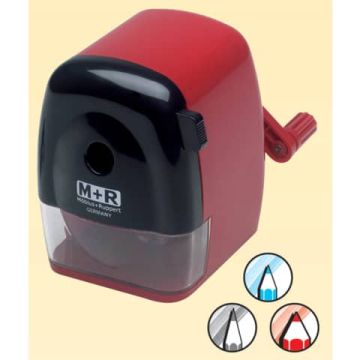 Temperamatite da tavolo M+R colore trasparente a manovella 9810000