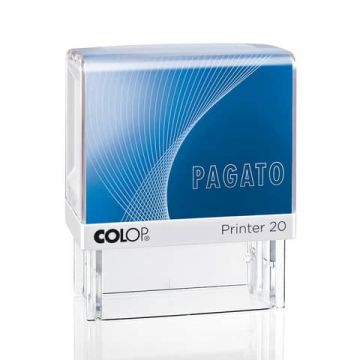 Timbro Colop printer 20/L scritta ''pagato'' PR20 LGT