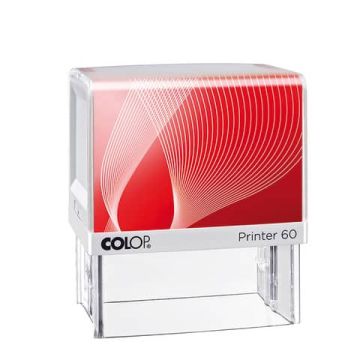 Timbro rettangolare Colop formato 37x76 - Printer 60 PR60G7