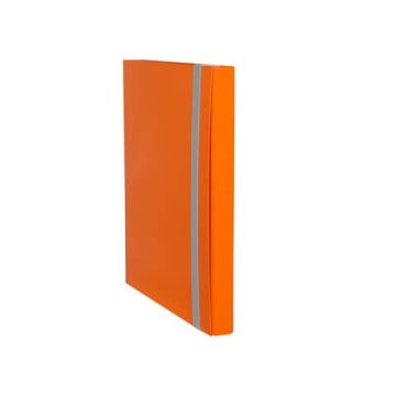 Cartella a tre lembi con elastico Cartotecnica del Garda 25x34,5 cm dorso 5 cm -10 colori assortiti -