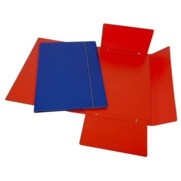 Cartella a tre lembi in presspan Cartotecnica del Garda 35x50 cm colore rosso - CG0080PDXXXAN02