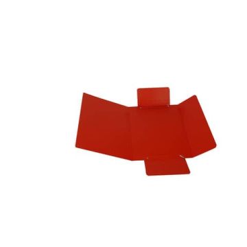 Cartella in presspan a tre lembi Cartotecnica del Garda colore rosso CG0032PBXXXAE02