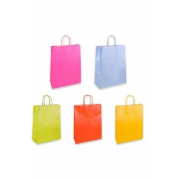 Borsa shopper Florio Carta perlata colori perlati assortiti - formato 18x8x20 - 73716