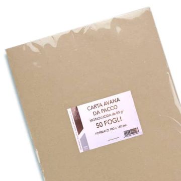 Carta da pacco Florio Carta ripiegata formato 100x140 cm - colore avana 1403_1