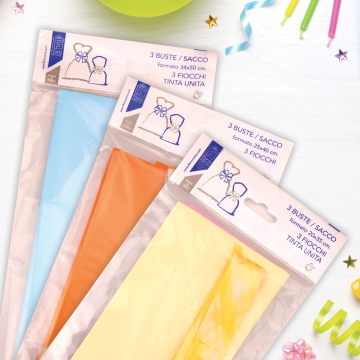 Busta in ppl perlato Florio Carta - conf. 100 pz fantasie assortite kids formato 15x25 - 41401 MOD.I