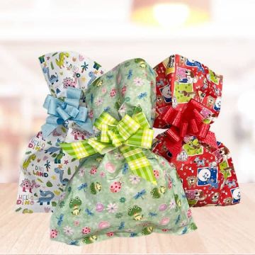 Busta in ppl perlato Florio Carta - conf. 100 pz fantasie assortite kids formato 35x50 - MOD.D