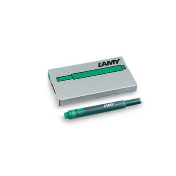 Cartucce ricambio Lamy T10 in confezione da 5 colore inchiostro verde 1211478