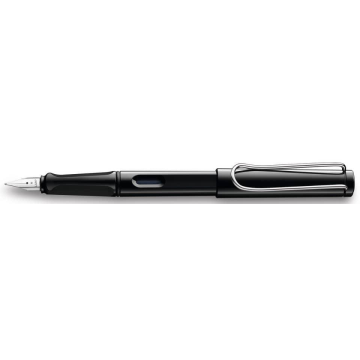 Penna Lamy Safari punta media inchiostro blu Blackstilo - fusto nero 1219679