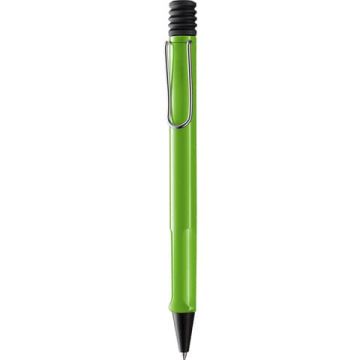 Penna Safari Lamy inchiostro nero e punta media Greensfera - fusto verde 1225549
